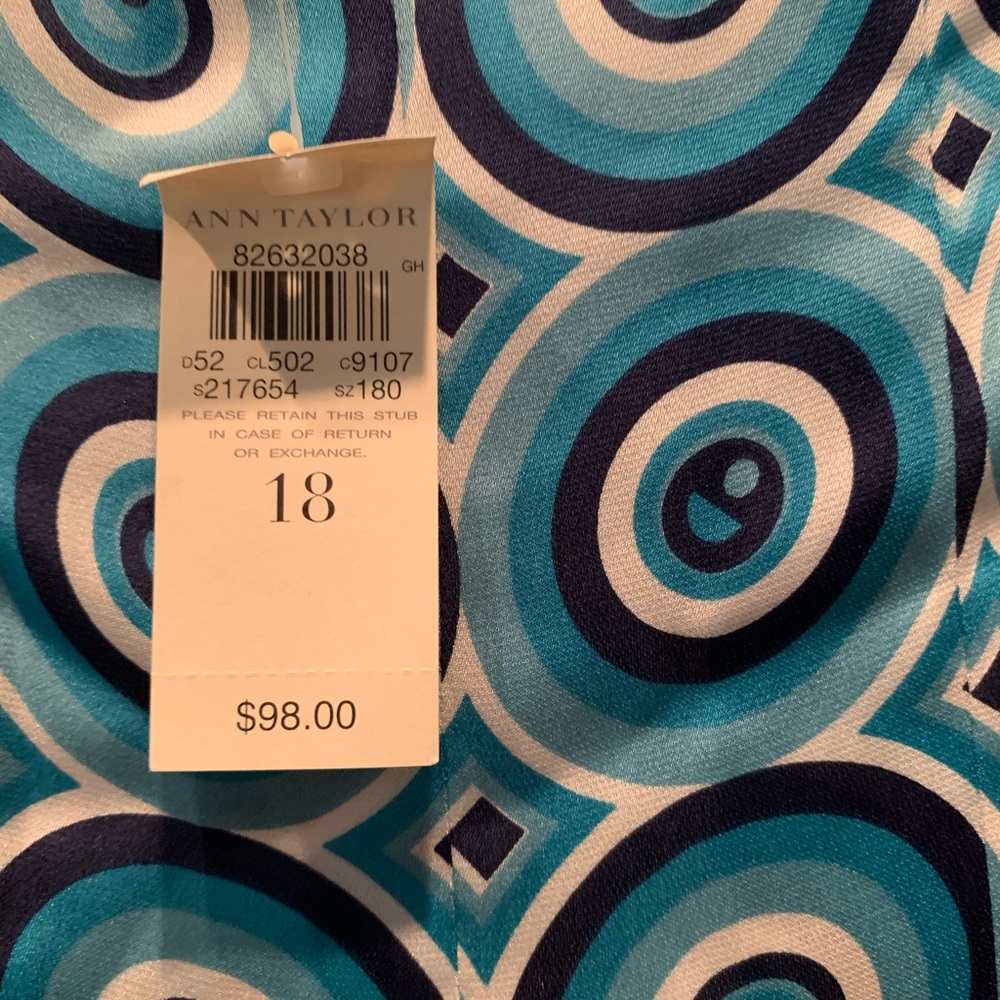 Ann Taylor silk pleated skirt size 18 NWT - Picture 3 of 7